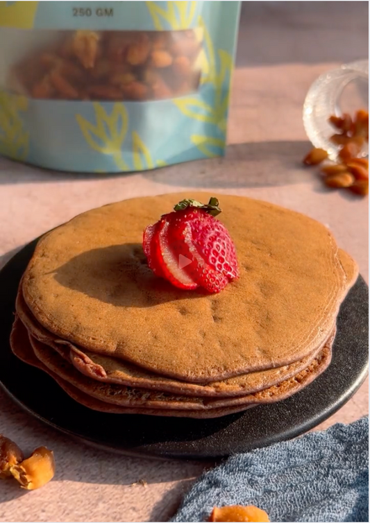 Ragi-Mahua Pancakes (sugar free)