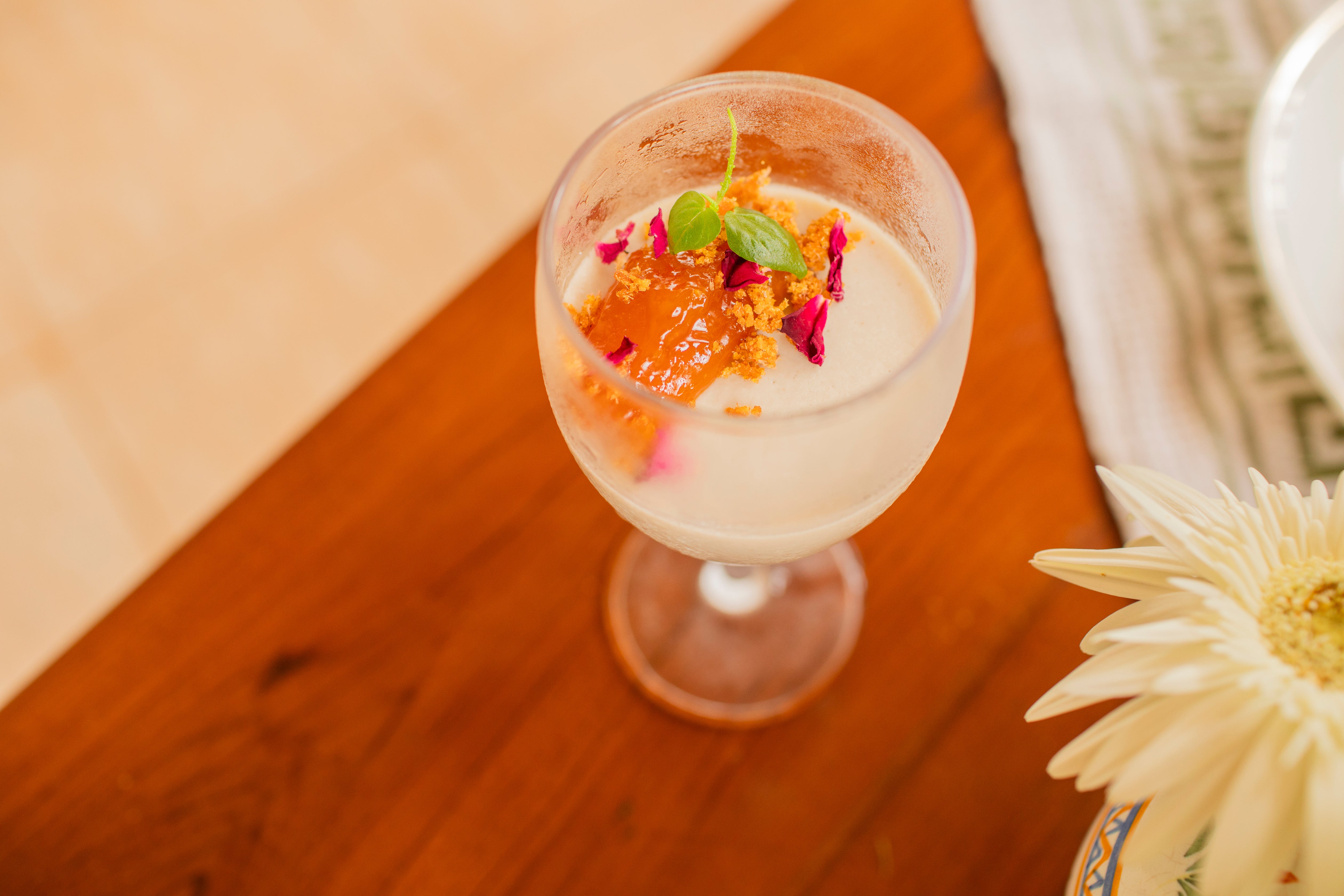 Mahua Panna Cotta